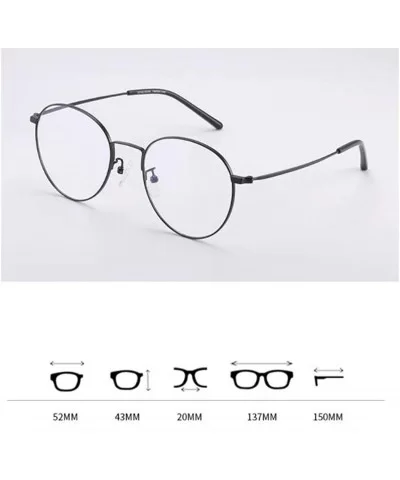 Fashion full frame glasses - round lens multicolor glasses - A - CL18RYAYINO $33.77 Aviator