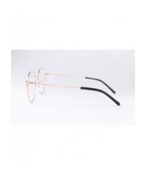 Fashion full frame glasses - round lens multicolor glasses - A - CL18RYAYINO $33.77 Aviator