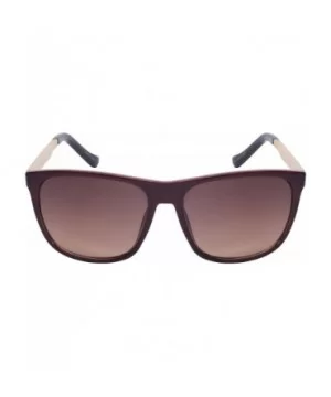 Modern Horned Rim Sunglasses with Two Tone Ocean Lens 541000-OCR - Brown-wood - CS128P9I62X $7.01 Wayfarer