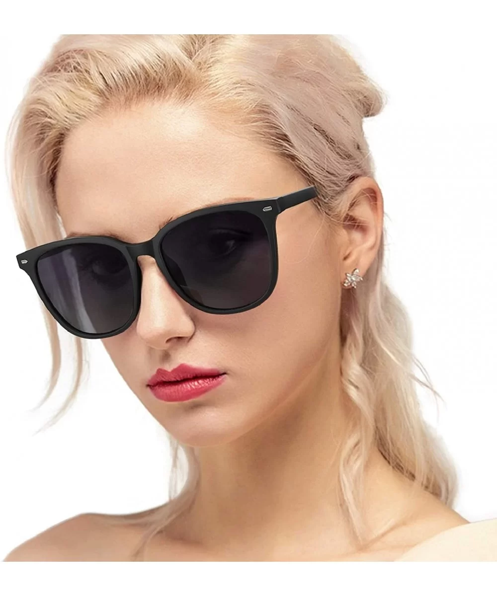 Oversized Sunglasses for Women-Classic Square Polarized Lens 100% UV 400 Protection Driving Outdoor Eyewear - CP193UXM99H $20...