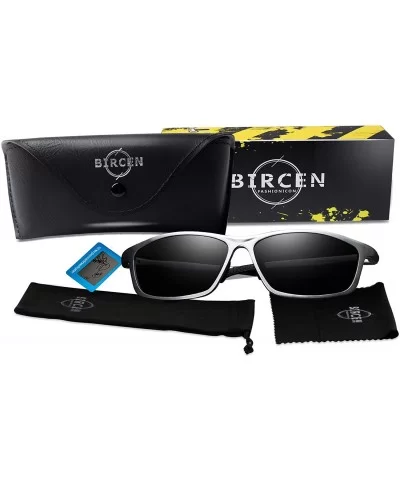 Bircen Polarized Sunglasses for Men Women UV Protection Driving Golf Fishing Sports Sunglasses - CJ18SW23OWK $18.07 Wayfarer