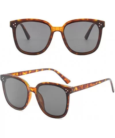 Women's Lightweight Oversized Fashion Sunglasses - Mirrored Polarized Lens - Brown - C318RIZ9ZAC $5.93 Oversized