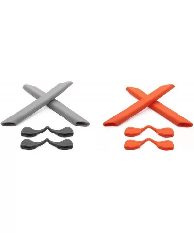 Replacement Earsocks & Nosepieces Rubber Kits RadarLock Grey&Orange - CH18DR56Q4D $10.14 Goggle