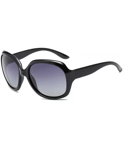 Polarized sunglasses fashion sunglasses As shown_black - CK18GYD2DKL $29.09 Oval