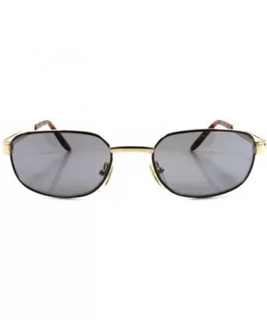 Vintage 80s Urban Fashion Gold Tortoise Rectangle Sunglasses - C518023Q23M $8.92 Rectangular