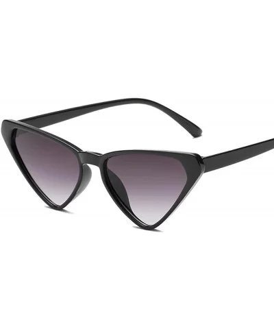 Sexy Cat Eye Sunglasses Women Brand Designer Triangle Sun Glasses Ladies Black - Tea - C518XNH5ULK $6.11 Cat Eye