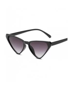 Sexy Cat Eye Sunglasses Women Brand Designer Triangle Sun Glasses Ladies Black - Tea - C518XNH5ULK $6.11 Cat Eye