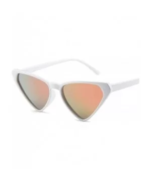 Sexy Cat Eye Sunglasses Women Brand Designer Triangle Sun Glasses Ladies Black - Tea - C518XNH5ULK $6.11 Cat Eye