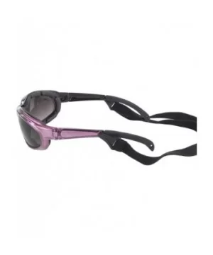 Chix Freedom Padded Riding Sunglasses with Detachable Strap (Pearl Purple Frame/Grey Fade Lens) - CE115TLK5A1 $7.51 Goggle