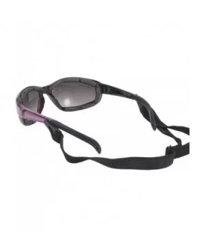 Chix Freedom Padded Riding Sunglasses with Detachable Strap (Pearl Purple Frame/Grey Fade Lens) - CE115TLK5A1 $7.51 Goggle