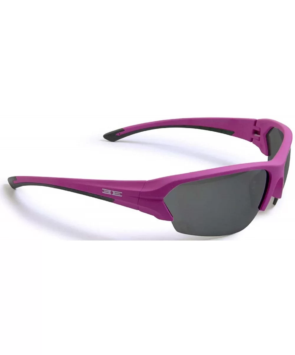 2 Inlaid Rubber Sunglasses- Frame and Lens Choices. Epoch2 - Pink/Smoke - C612DVSR35T $9.89 Sport