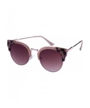 Womens Cat Eye Sunglasses w/Color Mirror Lens 32187-REV - Jelly Brown - CH12N5O0TZ4 $7.91 Cat Eye