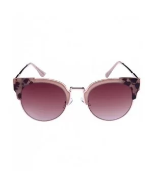 Womens Cat Eye Sunglasses w/Color Mirror Lens 32187-REV - Jelly Brown - CH12N5O0TZ4 $7.91 Cat Eye