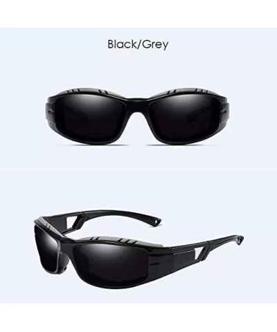 Men's Outdoor Sports Polarized Sunglasses Riding Polarized Sunglasses - A - CG18QCC7XX0 $32.16 Sport