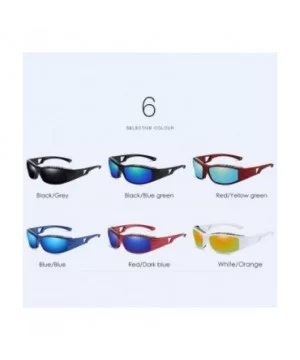 Men's Outdoor Sports Polarized Sunglasses Riding Polarized Sunglasses - A - CG18QCC7XX0 $32.16 Sport