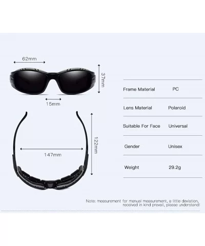 Men's Outdoor Sports Polarized Sunglasses Riding Polarized Sunglasses - A - CG18QCC7XX0 $32.16 Sport