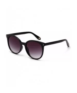 Glasses Elegant Transparent Sunglasses Gradient - Black - CM18AO5Q62M $7.81 Round