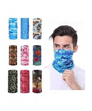 5 PC Multifunctional Headwear Face protector Headband Neck Gaiter Bandanas for Dust Outdoors Festivals Sports - I - C21985D39...