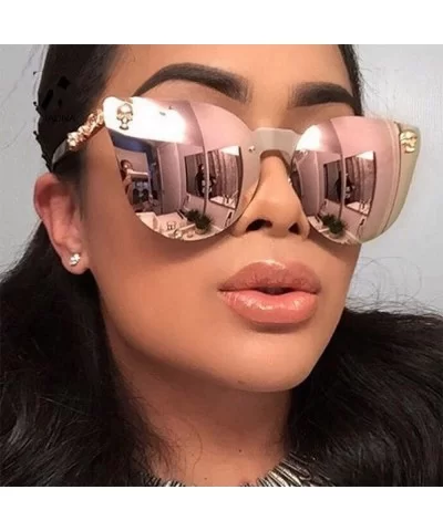 New Unisex Fashion Round Sunglasses for Women Men Casual UV400 Eyewear Vintage Sunglasses - G - CV1908N07G7 $9.67 Aviator