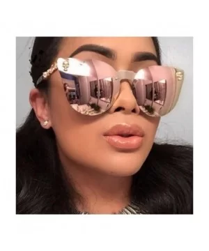 New Unisex Fashion Round Sunglasses for Women Men Casual UV400 Eyewear Vintage Sunglasses - G - CV1908N07G7 $9.67 Aviator