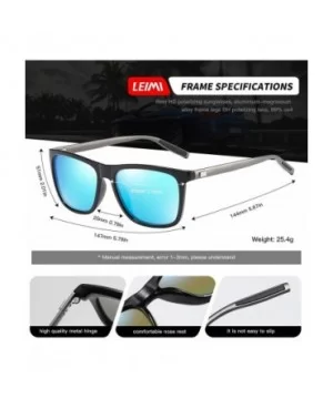 Unisex Polarized Aluminum Sunglasses Vintage Sun Glasses for Men Women - CZ18TUEOQZ2 $10.44 Wayfarer