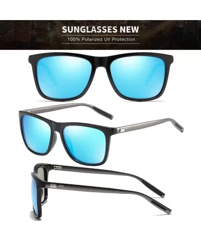 Unisex Polarized Aluminum Sunglasses Vintage Sun Glasses for Men Women - CZ18TUEOQZ2 $10.44 Wayfarer