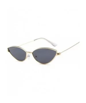 Cute Sexy Cat Eye Sunglasses Women Retro Small Red Cateye Sun Glasses Female Vintage Shades - Silvertrans - C6198ZY3A22 $27.4...