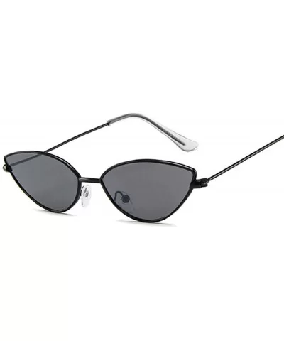 Cute Sexy Cat Eye Sunglasses Women Retro Small Red Cateye Sun Glasses Female Vintage Shades - Silvertrans - C6198ZY3A22 $27.4...