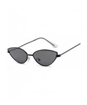 Cute Sexy Cat Eye Sunglasses Women Retro Small Red Cateye Sun Glasses Female Vintage Shades - Silvertrans - C6198ZY3A22 $27.4...