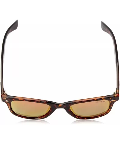 Pld6009/S/M Rectangular Sunglasses - Havana/Red Sp Polarized - C3127P96PMH $34.24 Rectangular