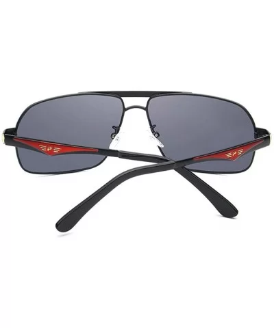 Unisex Stainless Steel Men's Polarized Mirror Sun Glasses Y1543 C1BOX - Y1543 C3box - CZ18XE0D64N $12.20 Oversized