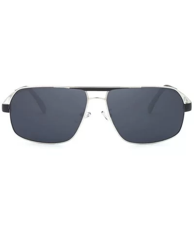 Unisex Stainless Steel Men's Polarized Mirror Sun Glasses Y1543 C1BOX - Y1543 C3box - CZ18XE0D64N $12.20 Oversized