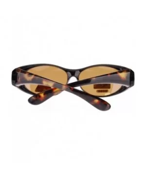 Unisex Polarized Fit Over Sunglasses Wear Over Cover Over Glasses - 2 Tortoise - CI12O7SJEPK $22.50 Round