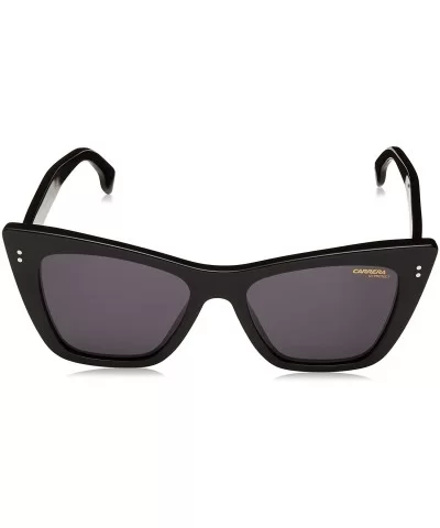 Women's Ca1009/S Cat-Eye Sunglasses - Black/Grey Blue Polarized - CG185WHWDMM $50.32 Cat Eye