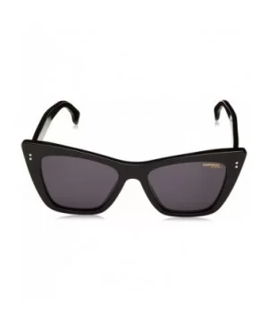 Women's Ca1009/S Cat-Eye Sunglasses - Black/Grey Blue Polarized - CG185WHWDMM $50.32 Cat Eye