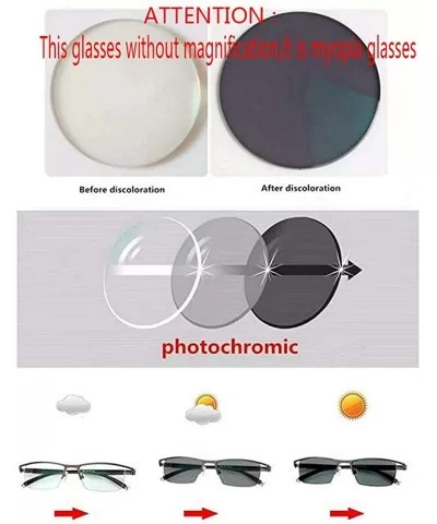 Photochromic Nearsighted Transition Sunglasses - C9192KO6RGY $12.78 Square