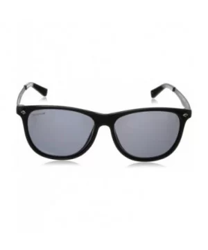 Men's Broadway Round Sunglasses - Shiny Black - CZ11H0DUHF5 $33.73 Round