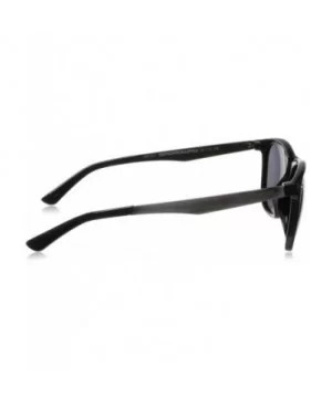 Men's Broadway Round Sunglasses - Shiny Black - CZ11H0DUHF5 $33.73 Round