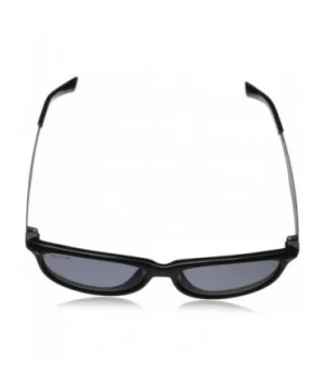 Men's Broadway Round Sunglasses - Shiny Black - CZ11H0DUHF5 $33.73 Round