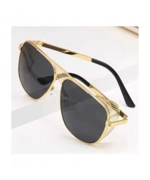 Steampunk sunglasses oversized shields Protection - 5 - CQ19605OQL5 $13.03 Aviator