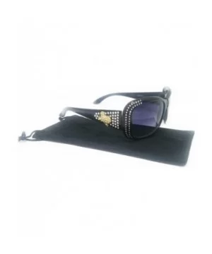 Western Ladies Rhinestone Bling Shade Sunglasses + Case - Texas - CD18WNUC2SQ $11.81 Rectangular