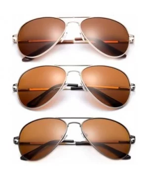 Night Vision & Day Time Driving Sunglasses Classic Aviator Style w/Spring Hinge - 3 Pack Day Driving - CO18566LCTR $19.79 Avi...