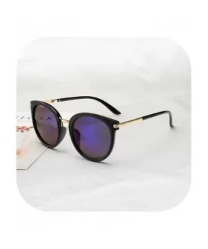 2019 New Sunglasses Women Driving Mirrors Vintage Reflective Flat Lens Sun Glasses Female Oculos UV400 - 4 - CZ198AI6T20 $15....