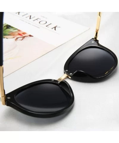 2019 New Sunglasses Women Driving Mirrors Vintage Reflective Flat Lens Sun Glasses Female Oculos UV400 - 4 - CZ198AI6T20 $15....