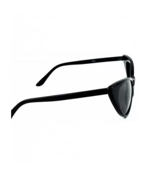 Runway Fashion Mod Cat Eye Sunglasses Vintage Inspired (Black) - C611GEAA7TT $8.13 Square