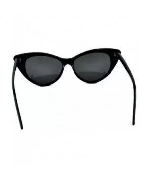 Runway Fashion Mod Cat Eye Sunglasses Vintage Inspired (Black) - C611GEAA7TT $8.13 Square