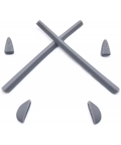 Replacement Silicone Leg Set Romeo 2.0 Sunglasses Earsocks Rubber Kit - Grey - CA18LX2XO0Q $8.59 Oval