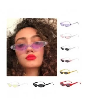 2019 Gift Idea!Retro Vintage Cateye Sunglasses for Women Men Clout Goggles Plastic Frame Glasses Unisex Eyewear - CX18OYYMT99...