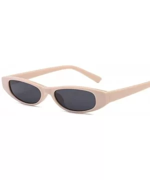 Sexy White Red Small Cat Eye Sunglasses Women Vintage Black Sun Glasses Red - Trans Brown - C518XQZ4I4C $7.58 Cat Eye