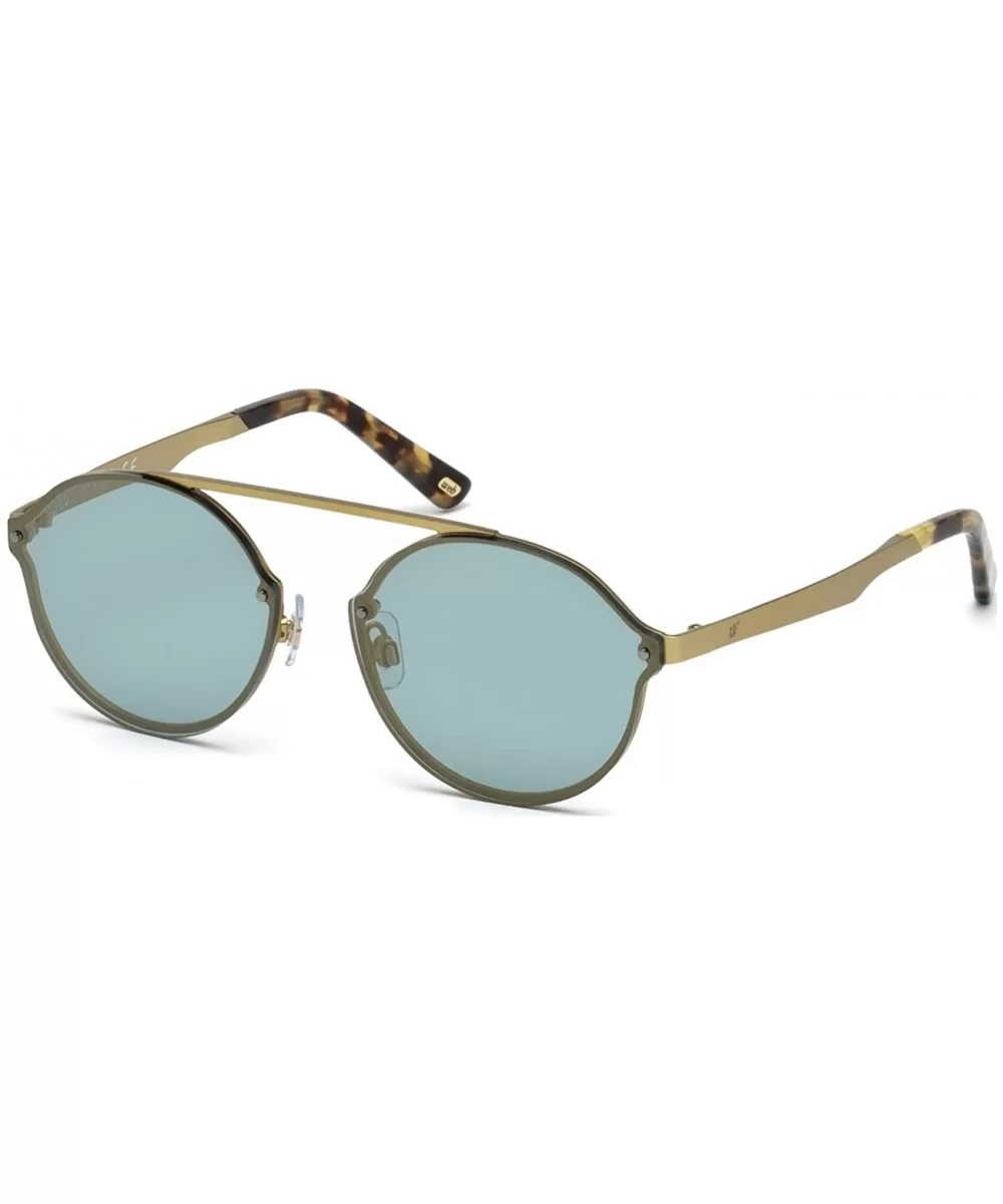 Oval Sunglasses WE0181 29X Matte Antique Gold 58mm 181 - C312HBV6FXN $32.83 Oval